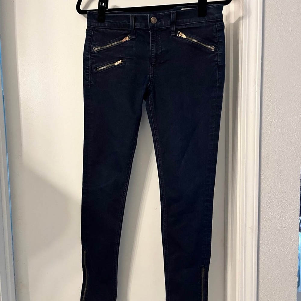 Rag & Bone Jeans Womens 28 Copper Midnight Denim Skinny Stretch